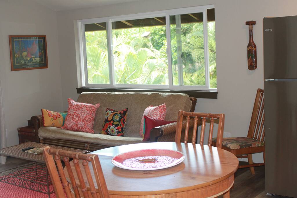 Living room with double futon