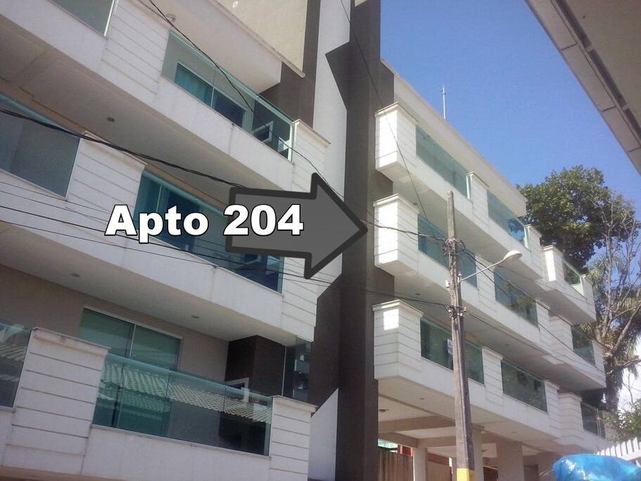 Fachada do Edifício Areia Branca, Bolo 2, Apto. 204