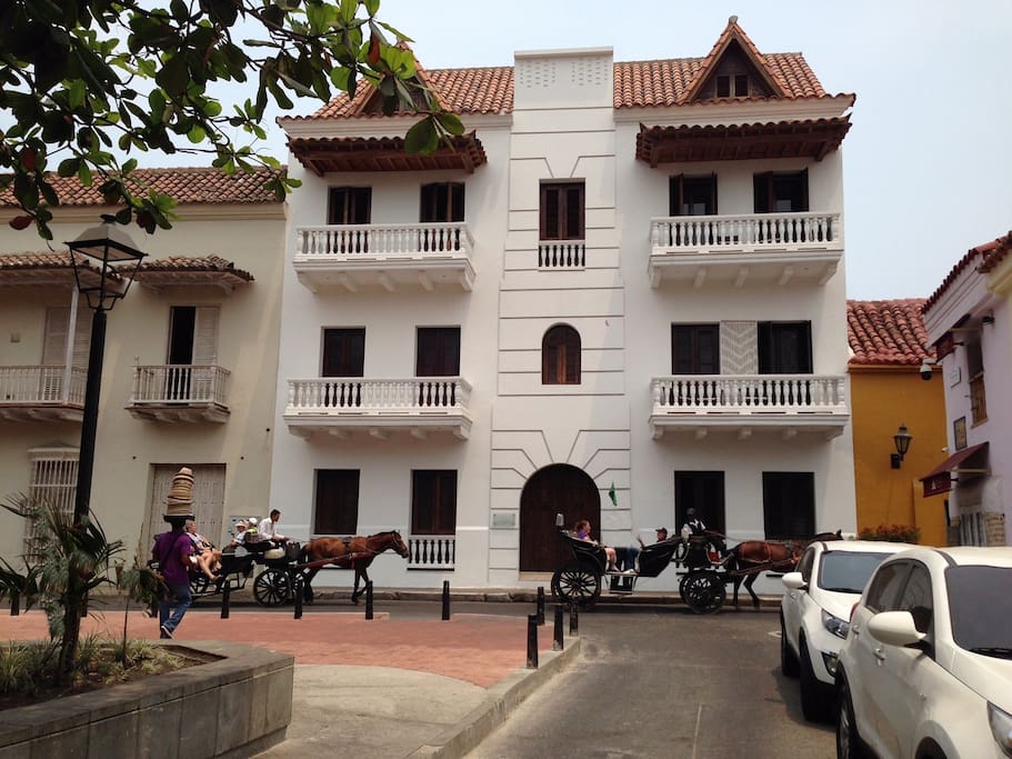 Facade of building