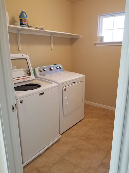 Washer / Dryer upstairs, adjacent to room