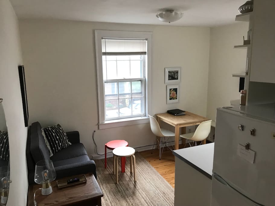 View of the space-efficient common room
