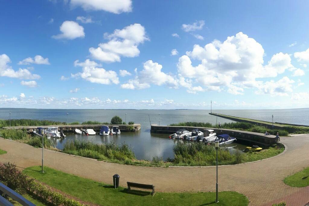 The pier view from balcony