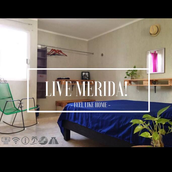 Siéntete como en casa! Vive Mérida!