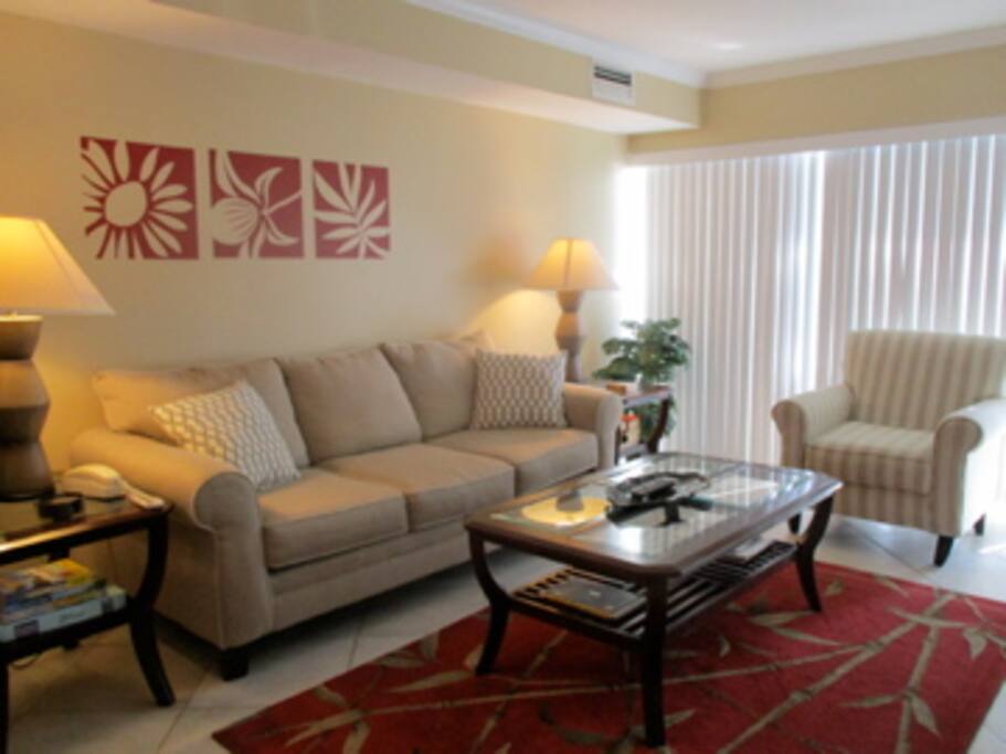 Living room with TV