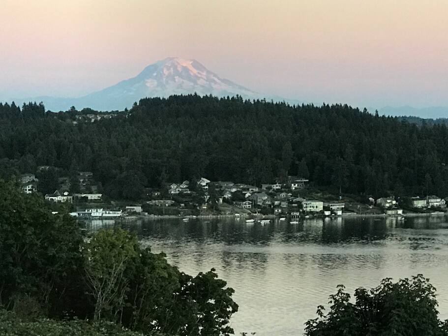 Enjoy Mt Rainier & Wollochet Bay View