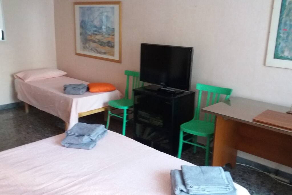 The room