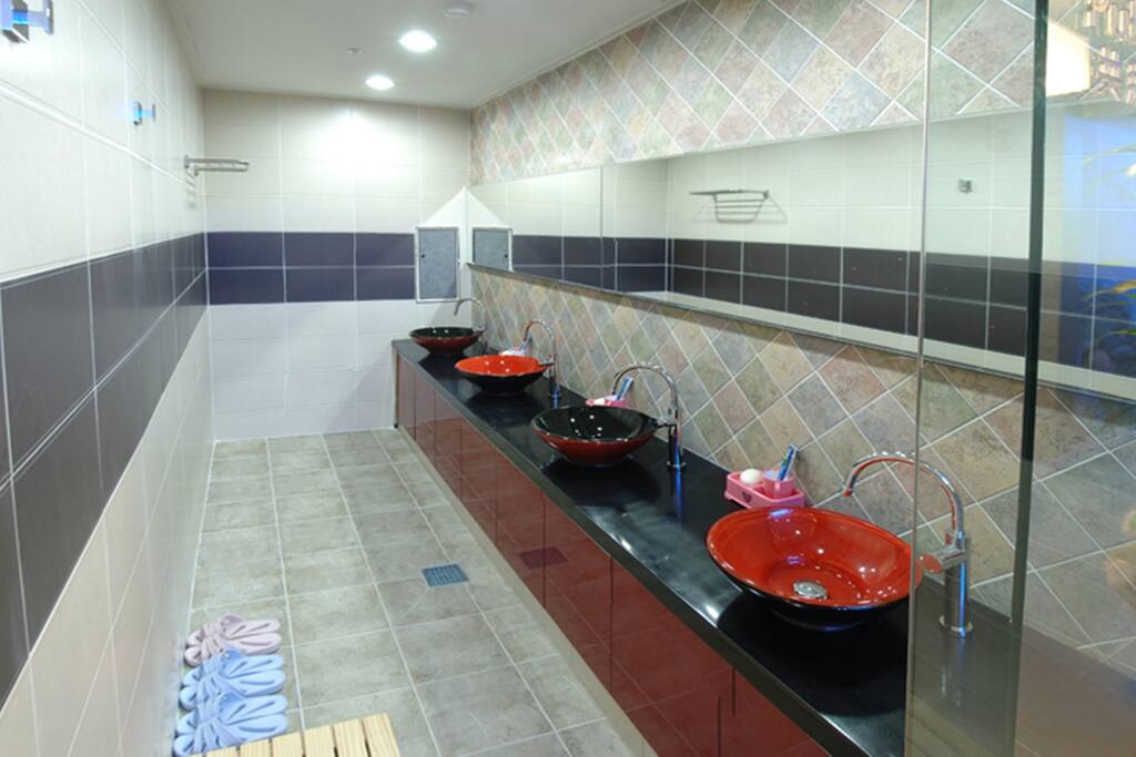 세면장
washroom