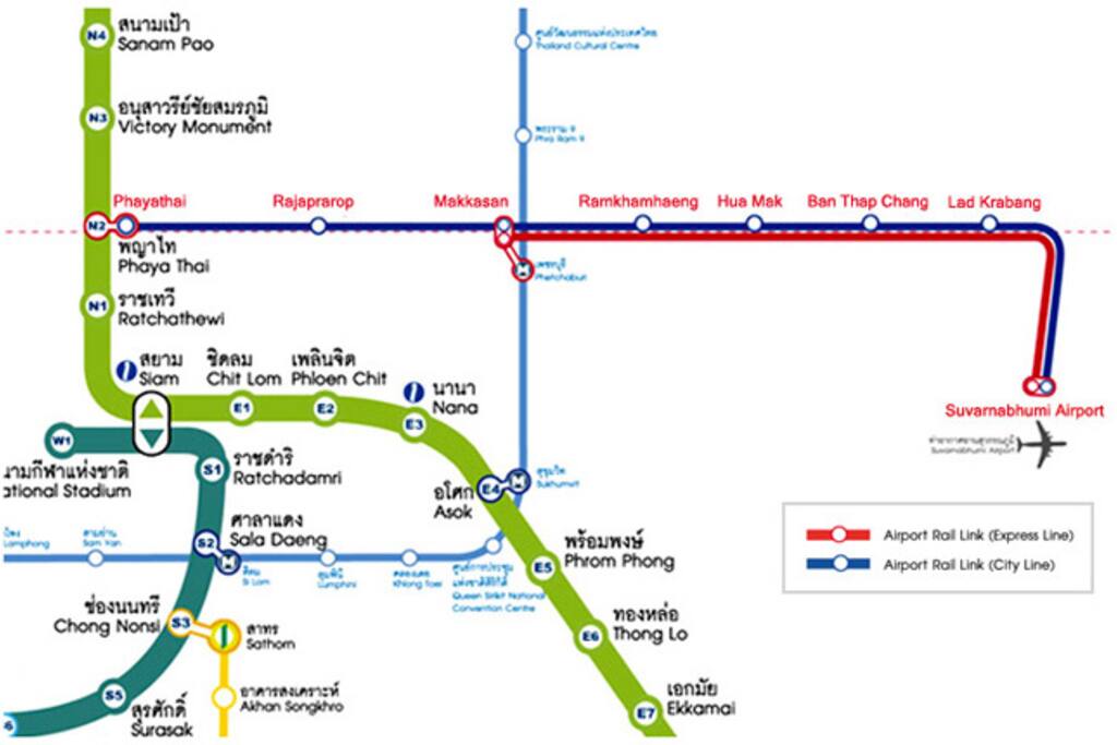 BTS sky train map.