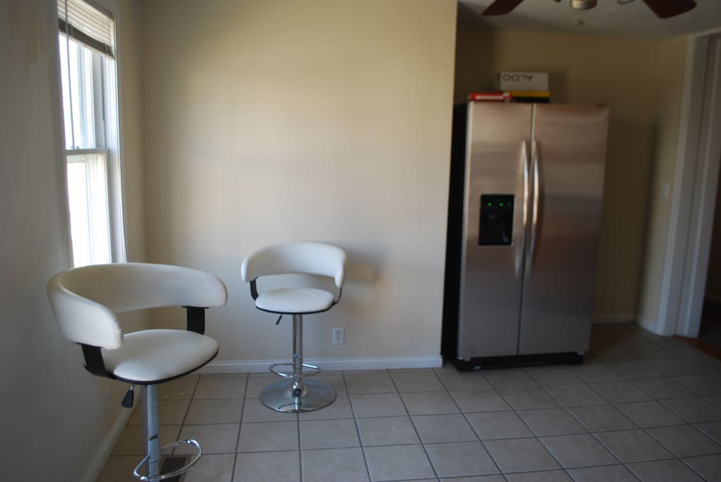 Access to a full kitchen. Cook, but please clean up after yourself, too.