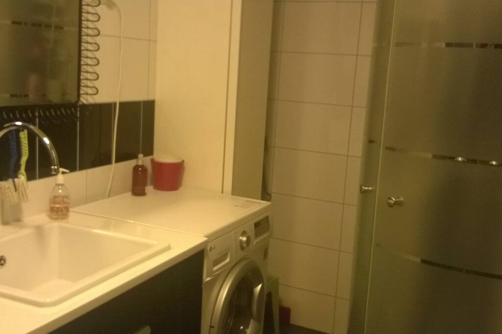 Bathroom and sauna