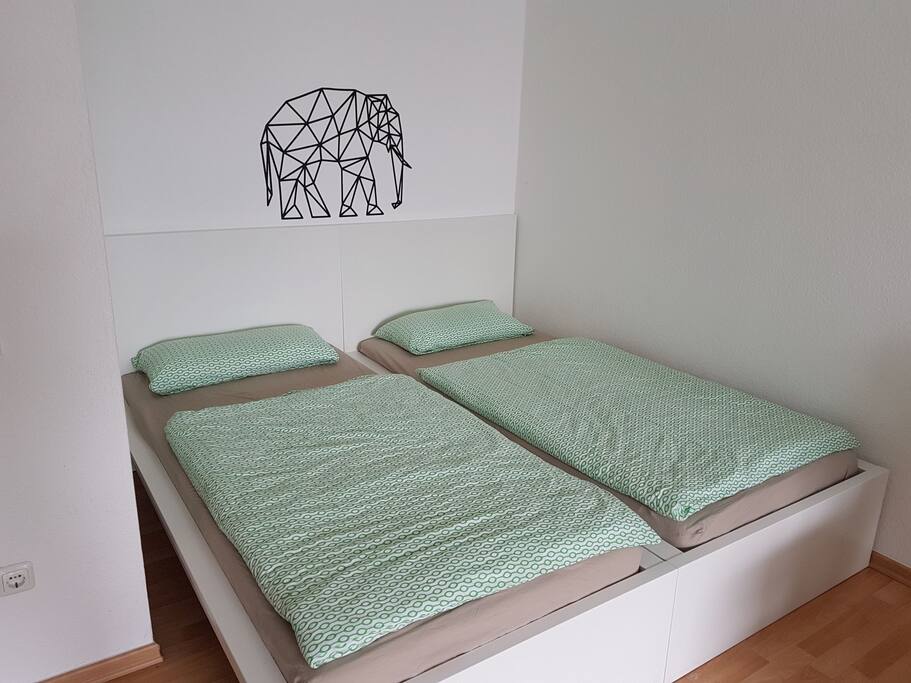 double bed or two single beds