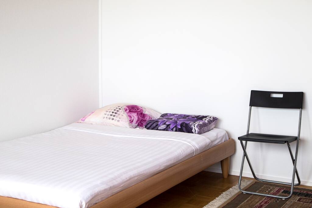 bright bed