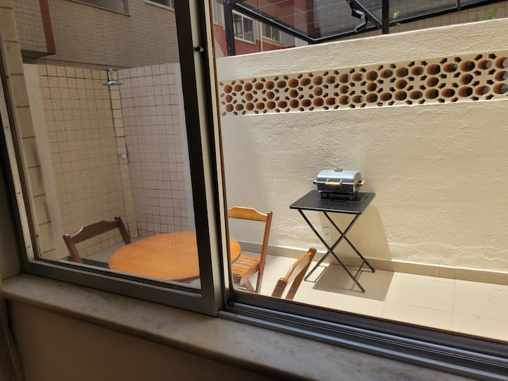 Výhľad do spálne na terasu 