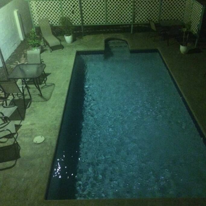 Pool view from the loft