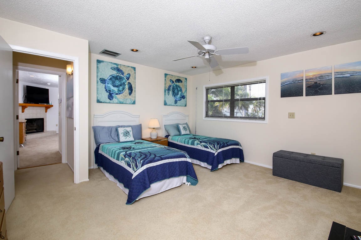 Dos dormitorios gemelos de "tortuga"