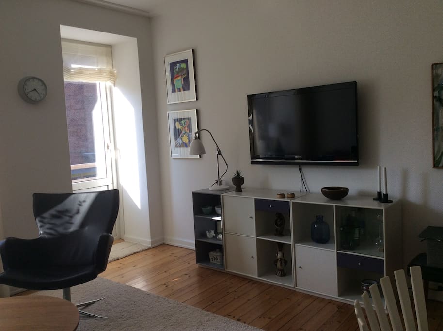 Living room with TV