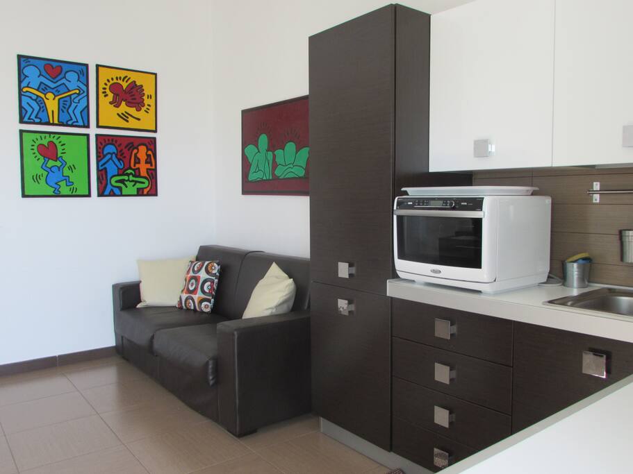 CUCINA - ZONA RELAX - DIVANO