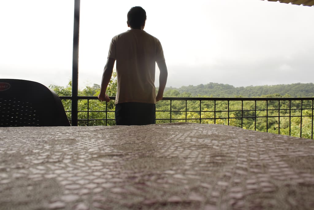 river view patio