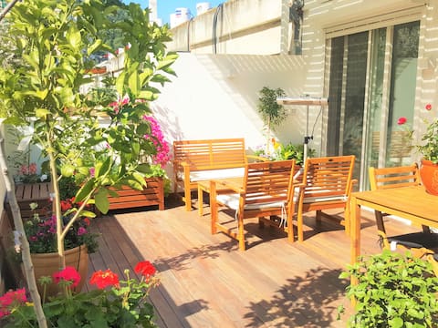 ⭐ Central, TERRACE, Sea View, Parking and Fitness