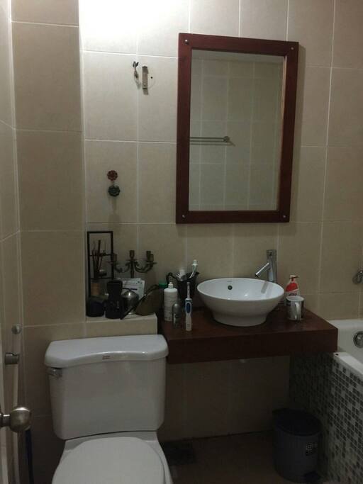 private bath room.