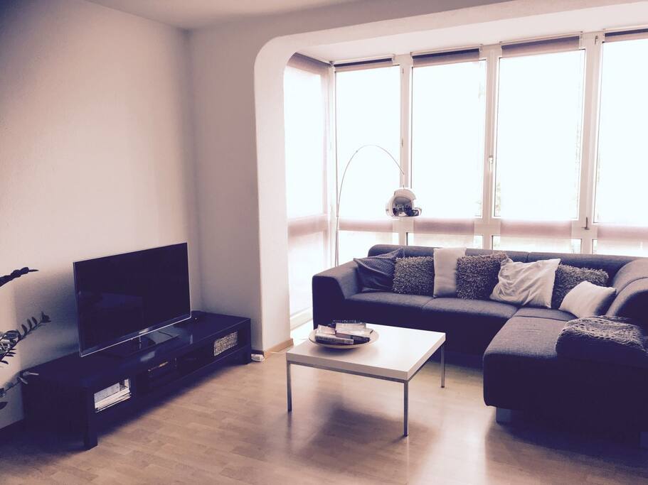 Living area with a big lounge set