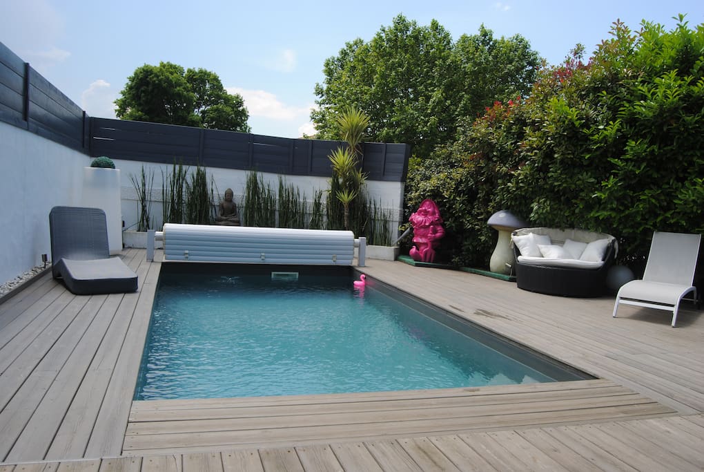 La piscine chauffée