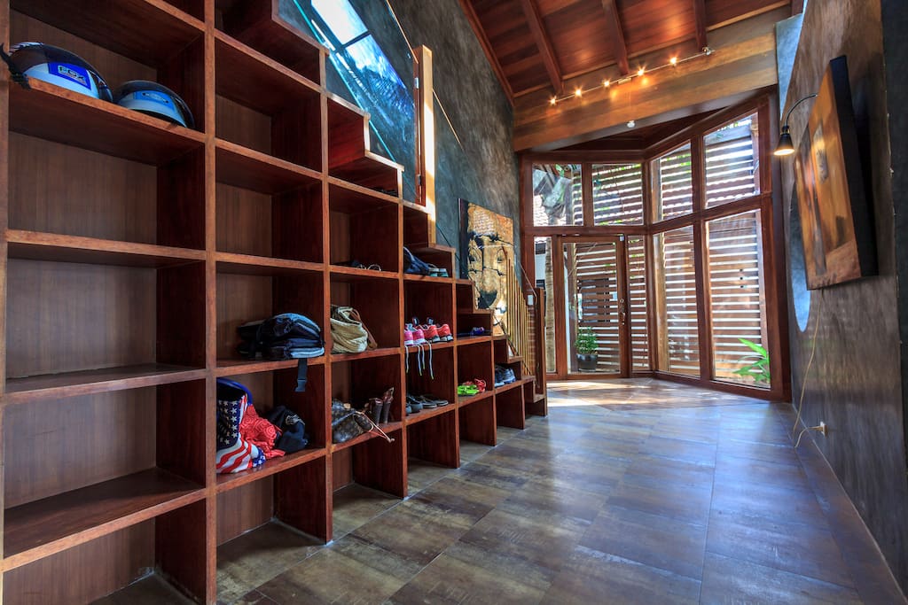Hallway and storage