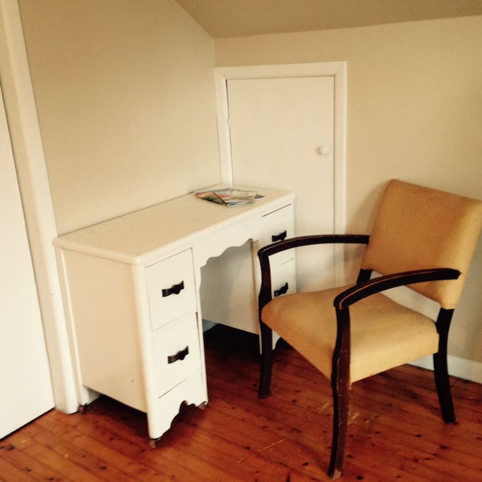 Vanity in your room - great for getting ready for the day or sitting and waiting while your travel partner gets ready!