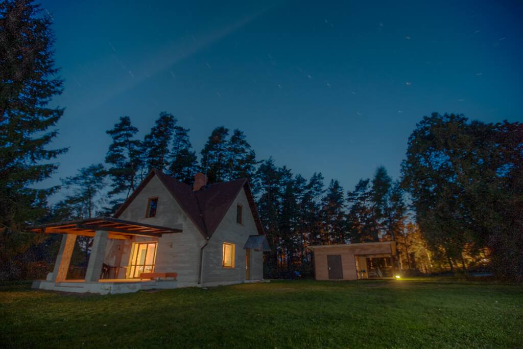 house with part of teritory