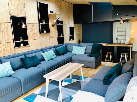 Architect-designed house with Nordic bath