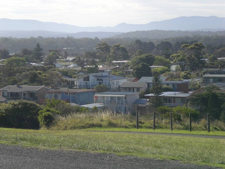 View of Tomakin from the headland which is five minute walk away.