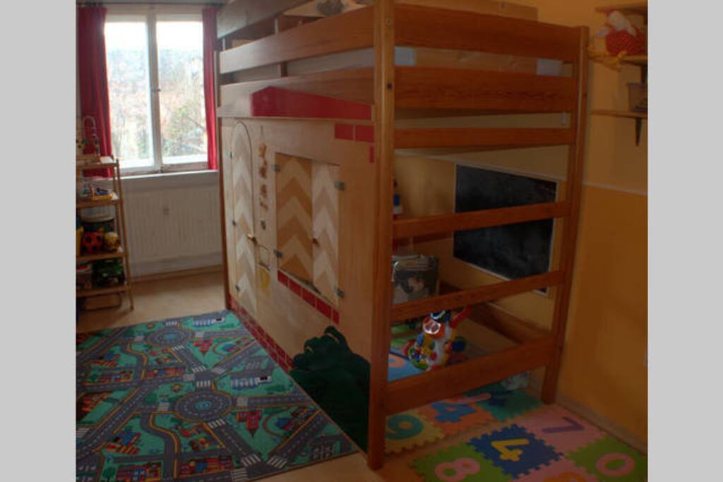 Second bedroom (one high single bed)