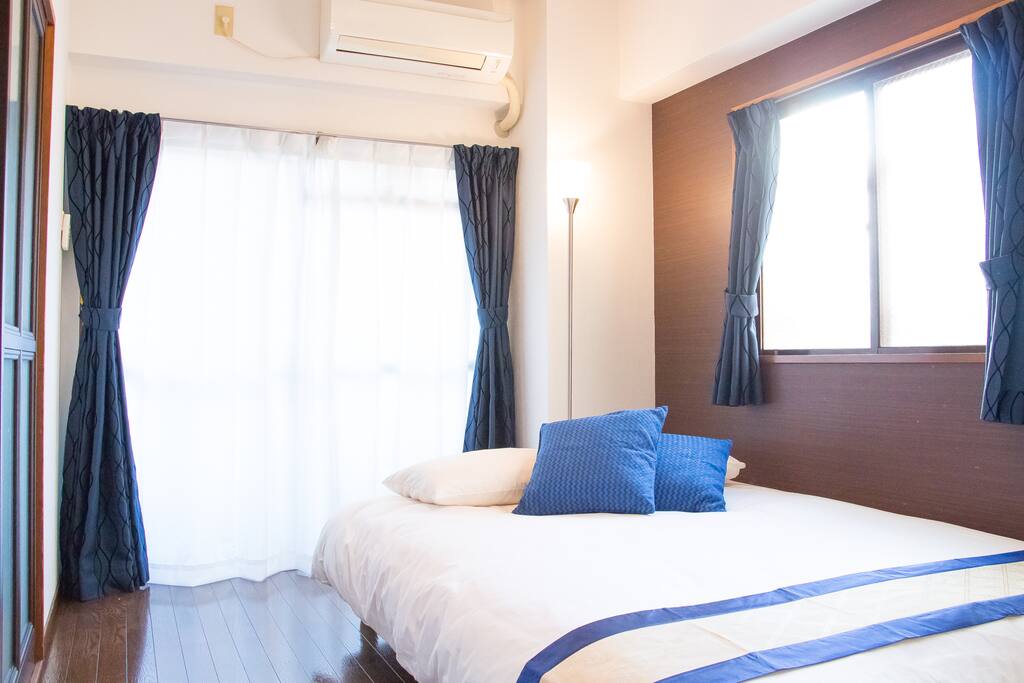 1 double bed