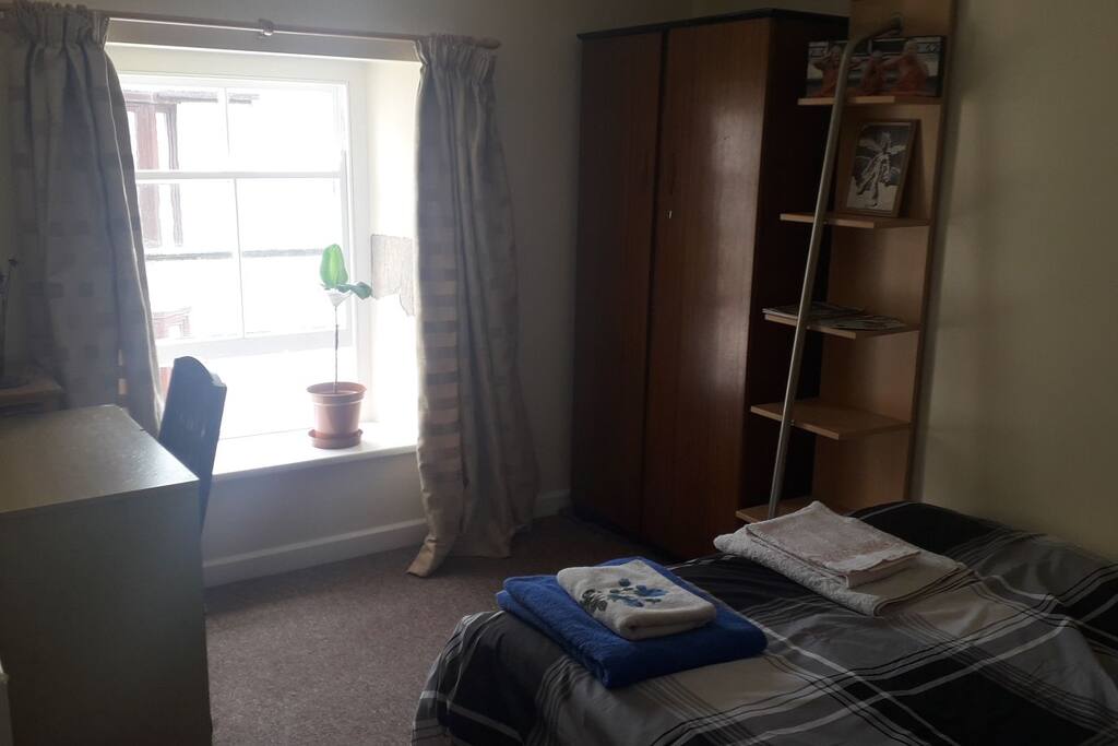 The guest room.
