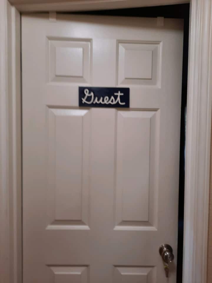 Door to guest room