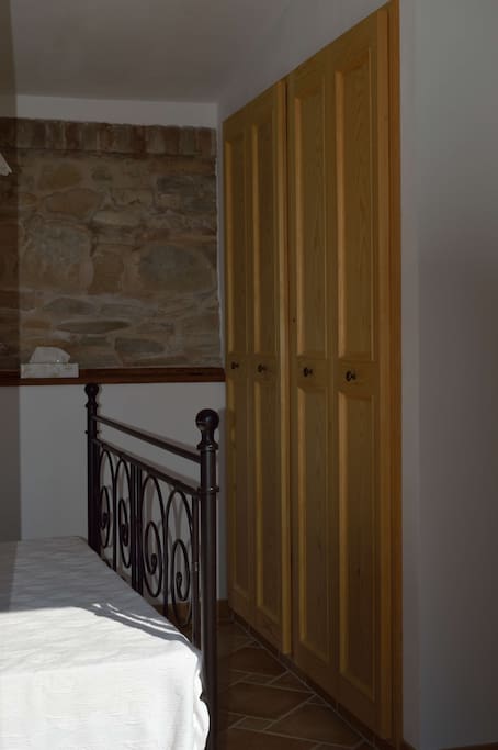Blick ins Schlafzimmer
