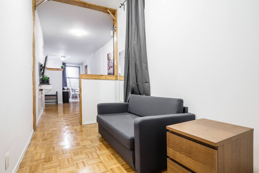 Second Small living room with a single sofa/bed