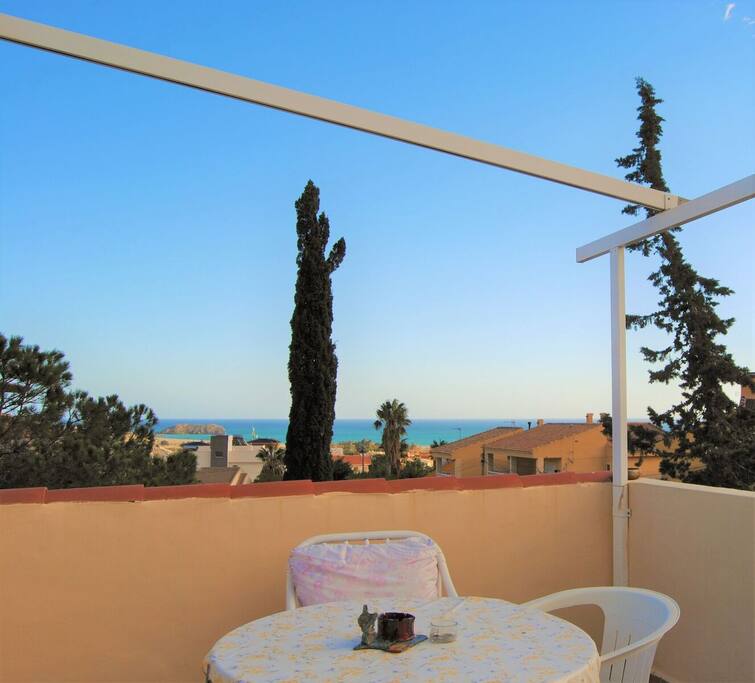 Terraza con vistas