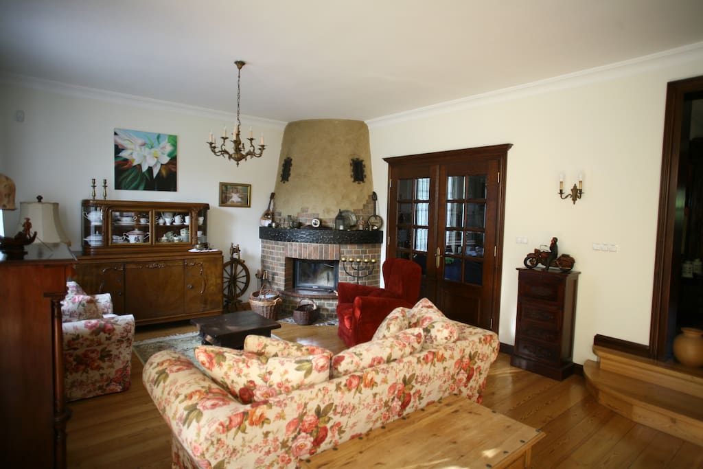 Salon z kominkiem / Living room
