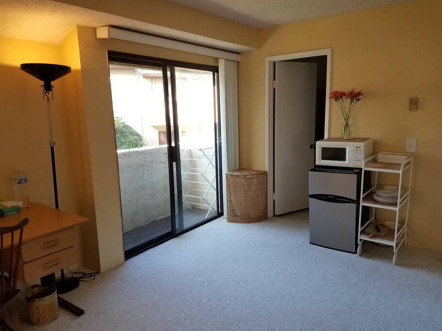 The other end of the room.