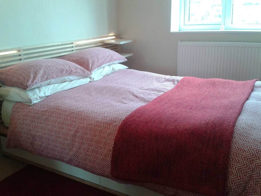 Very comfortable double bed