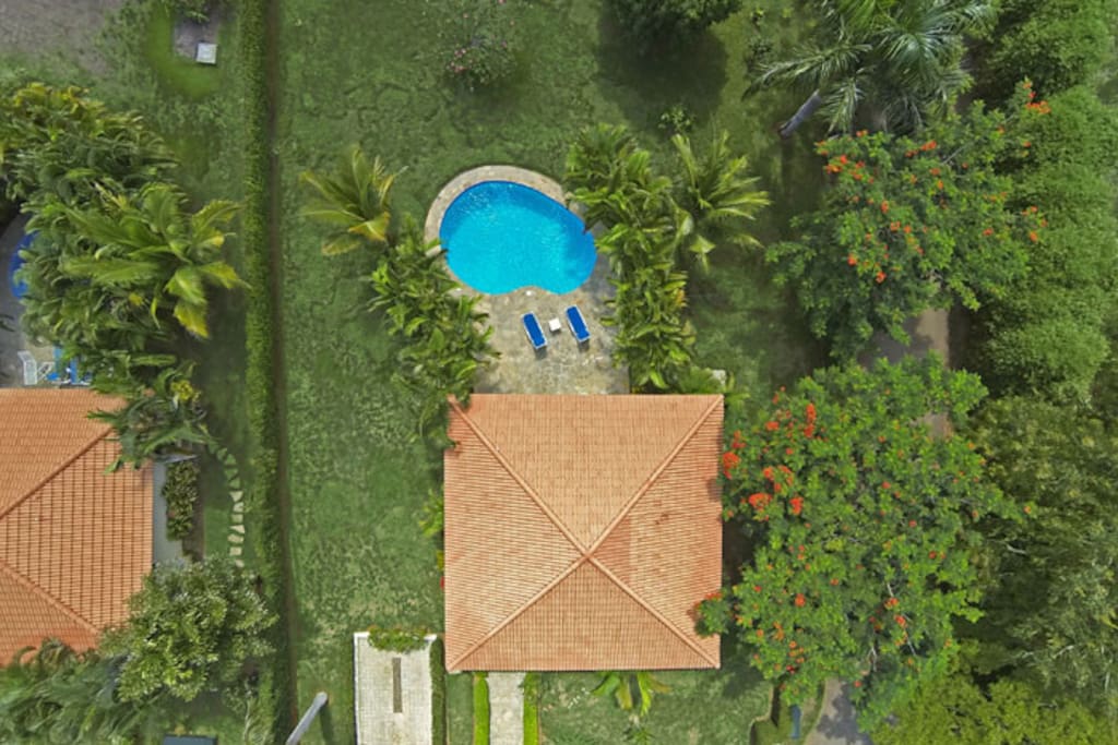 Drone shot from above