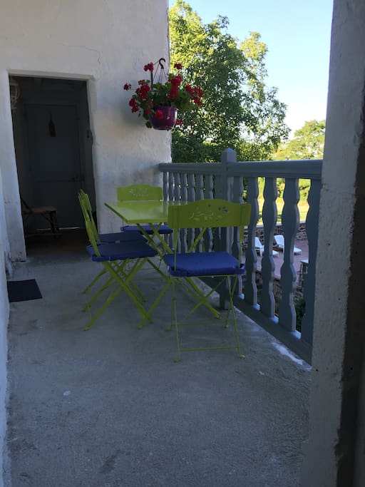 Balcon privatif, belle vue