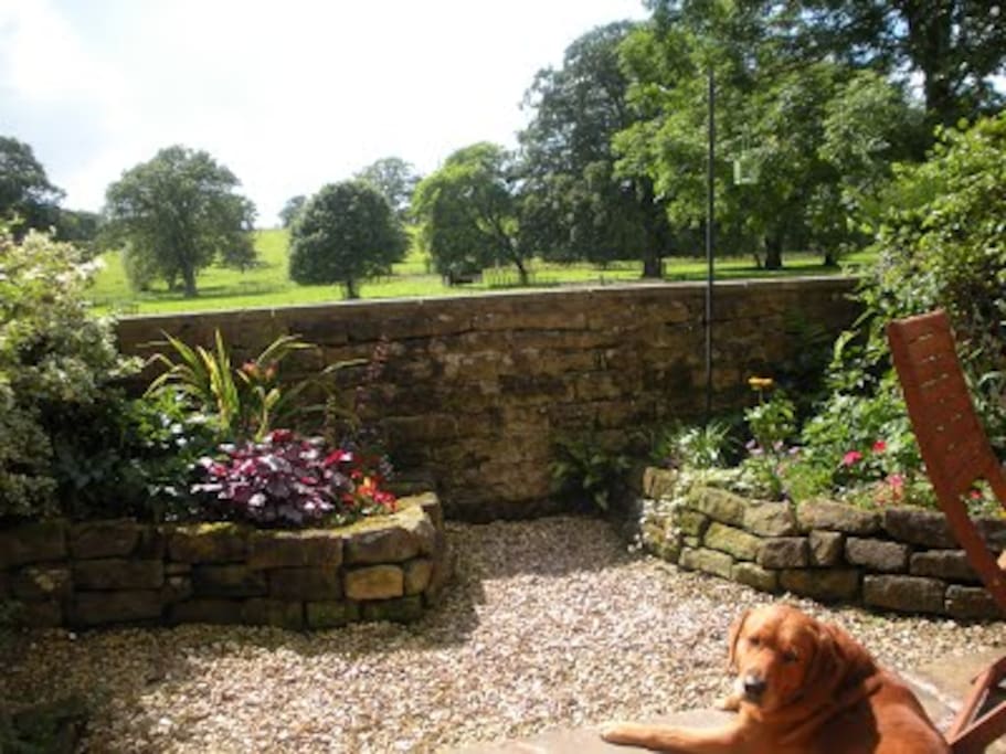 Rear Garden overlooking open fields