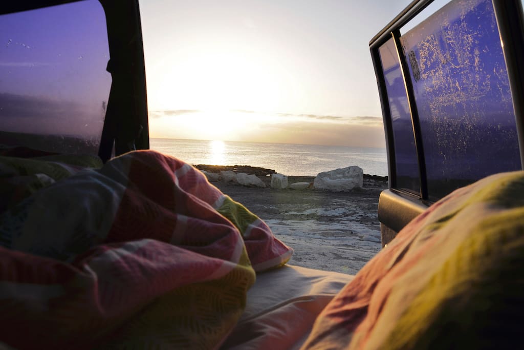 and wake up on the beach...