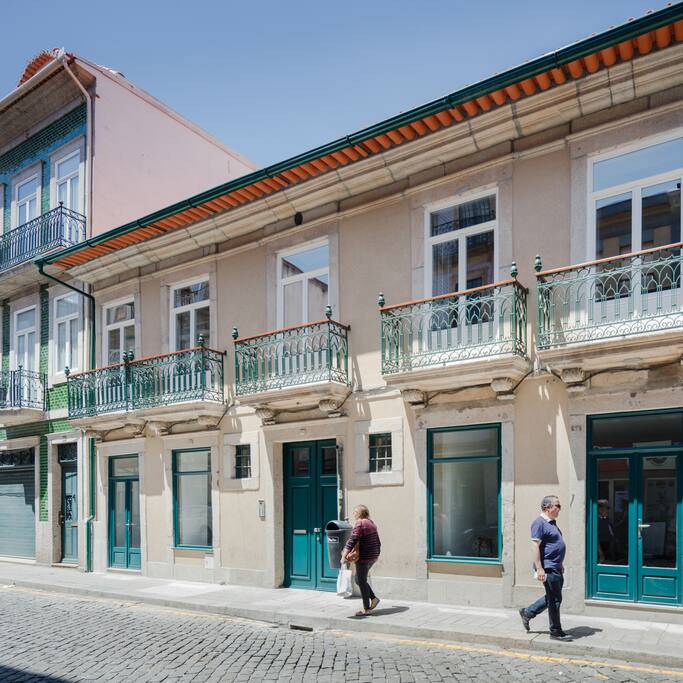 Vista exterior do prédio