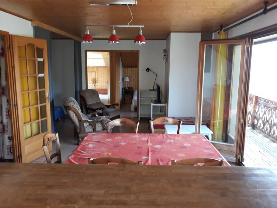 salon, salle à manger