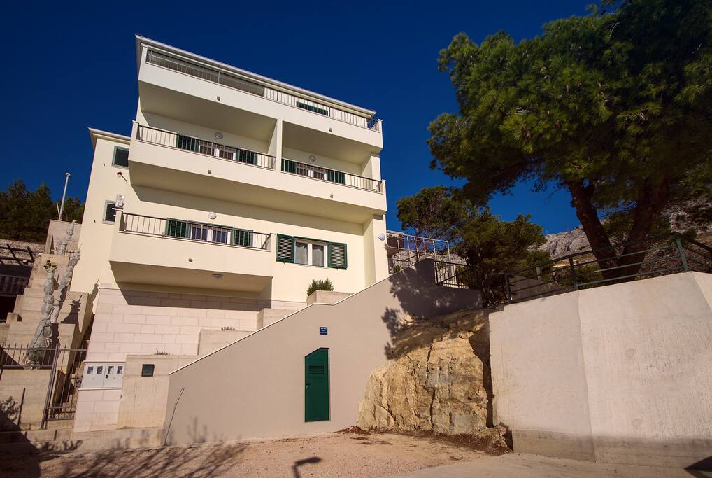 House, apartment is on the first floor