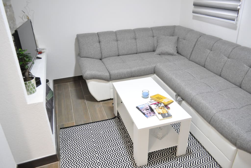 Besides comfort, this living room gives you the whole home experience. TV, WiFi, comfy sofa - perfect place to rest after a long day in the heart of Sarajevo.