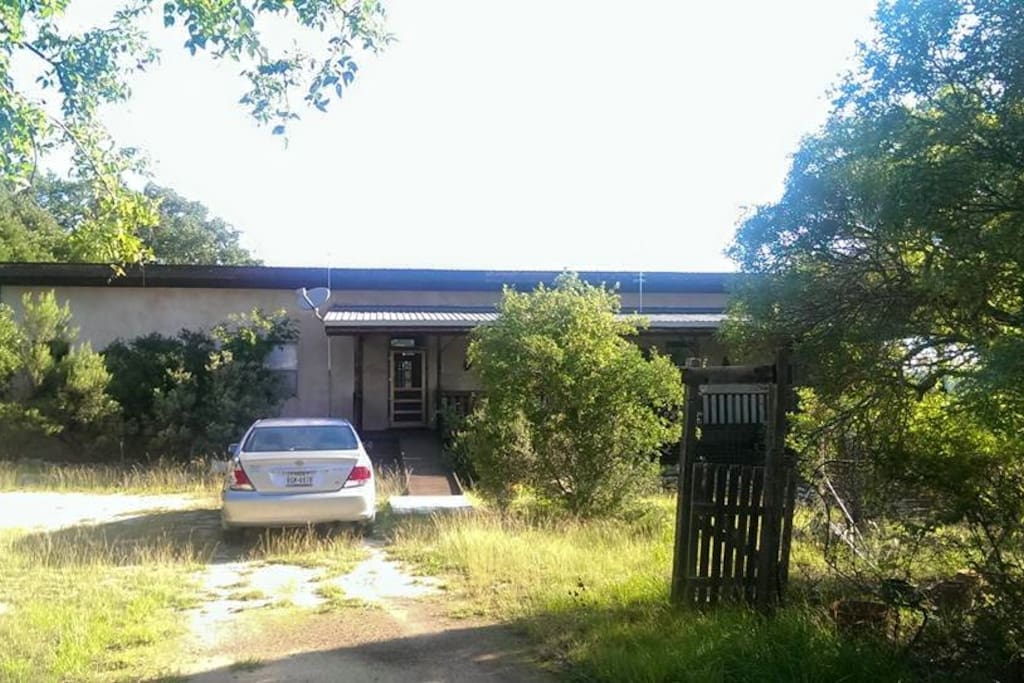 The front of the main house.